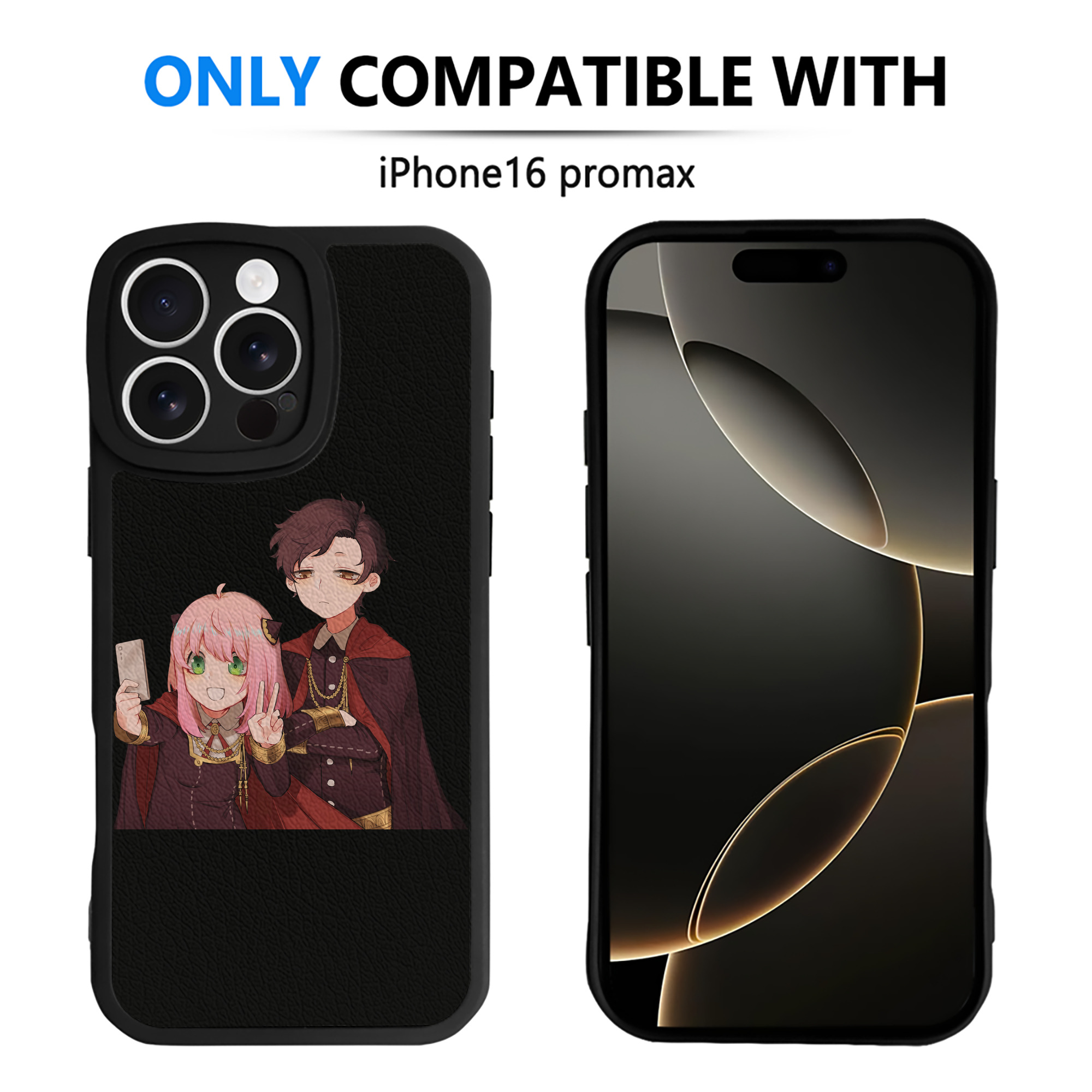 （画像用） SPY×FAMILY间谍家家酒 【iPhone 16シリーズ対応】シリコンスマホケース（レザー調） 材質：シリコン